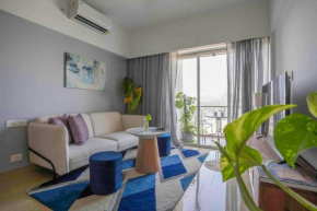 A serene apartment with a gorgeous Sahyadri view.